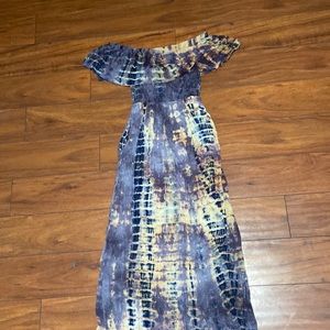 women Shoulder,long dress